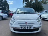 Used Fiat 500 Lounge 69 HP (50 kW) 2013 White Hatchback