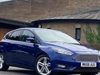 Used Ford Focus Zetec 2016 Blue Hatchback