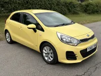 Used Kia Rio 2015 Yellow Hatchback