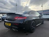 Used Mercedes C220 AMG line 2018 Obsidian black Coupe