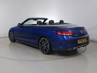 Used Mercedes C300 AMG Line Premium 245 HP (180 kW) 2019 Blue Cabriolet