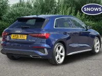 Used Audi A3 S-Line 150 HP (110 kW) 2021 Blue Sedan