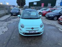 Used Fiat 500 Lounge 69 HP (50 kW) 2017 Green Hatchback