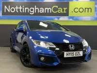 Used Honda Civic Sport 120 HP (88 kW) 2015 Blue Hatchback