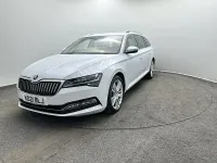 Used Skoda Superb SE L 150 HP (110 kW) 2021 White Estate