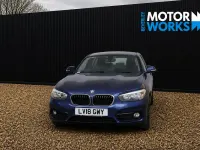 Used BMW 118 Sport Line 136 HP (100 kW) 2018 Blue Hatchback