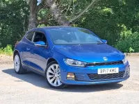 Used VW Scirocco GT 180 HP (132 kW) 2017 Blue Coupe