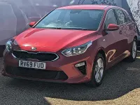 Used Kia Ceed 136 HP (100 kW) 2019 Red Hatchback