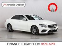 Usado Mercedes E220 AMG line 194 CV (142 kW) 2019 Blanco Berlina