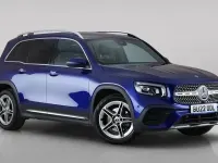 Used Mercedes GLB200 AMG line 163 HP (119 kW) 2022 Blue SUV