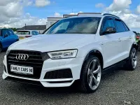 Used Audi Q3 Black Edition 184 HP (135 kW) 2017 White SUV