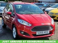 Used Ford Fiesta Zetec 82 HP (60 kW) 2015 Red Hatchback