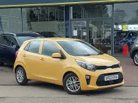 Begagnad Kia Picanto 2023 Gul Halvkombi