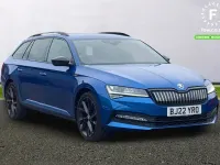 Used Skoda Superb SportlinePlus 2022 Blue Estate