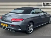 Used Mercedes C220 AMG line 168 HP (123 kW) 2017 Grey Cabriolet