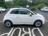 Used Fiat 500 Lounge 69 HP (50 kW) 2011 White Hatchback