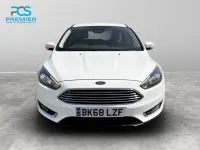 Used Ford Focus Titanium 125 HP (91 kW) 2018 White Hatchback