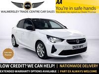 Used Vauxhall Corsa SRi 100 HP (73 kW) 2020 White Hatchback