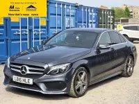 Used Mercedes C220 AMG line 170 HP (125 kW) 2015 Grey Sedan