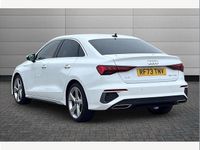 Used Audi A3 S-Line 150 HP (110 kW) 2023 Ibis white Sedan