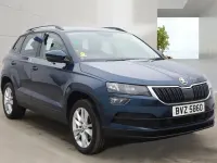 Used Skoda Karoq SE Technology 150 HP (110 kW) 2021 Blue SUV
