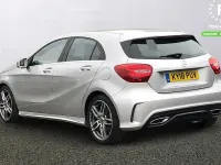 Used Mercedes A200 AMG line 136 HP (100 kW) 2018 Silver Hatchback