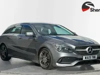 Used Mercedes CLA200 AMG line 156 HP (114 kW) 2019 Grey Coupe