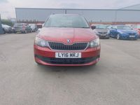 Used Skoda Fabia SE 90 HP (66 kW) 2016 Red Estate