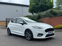 Used Ford Fiesta ST-Line X 125 HP (91 kW) 2018 White Hatchback