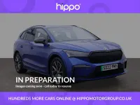 Used Skoda Enyaq iV SportLine 150 kW (204 HP) 2021 Blue SUV