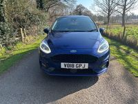 Used Ford Fiesta ST-Line X 100 HP (73 kW) 2018 Blue Hatchback