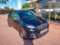 Used Peugeot 108 Allure 82 HP (60 kW) 2014 Black Hatchback
