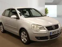 Used VW Polo Match 60 HP (44 kW) 2009 Silver Hatchback