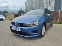 Used VW Golf Sportsvan SE 125 HP (91 kW) 2016 Blue MPV