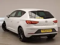 Used Seat Leon Black Edition 150 HP (110 kW) 2020 White Hatchback