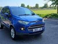 Used Ford Ecosport Zetec 2016 Blue SUV