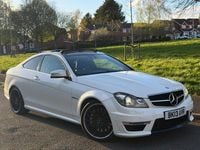Used Mercedes C63 AMG 450 HP (330 kW) 2013 White Coupe