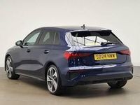Used Audi A3 Black Edition 150 HP (110 kW) 2024 Blue Hatchback