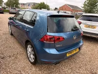 Used VW Golf VII GT 150 HP (110 kW) 2014 Blue with dark interior trim Hatchback