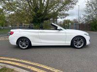 Usado BMW 218 Sport Line 2018 Blanco Descapotable