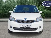 Used Skoda Citigo SE L 75 HP (55 kW) 2015 White Hatchback