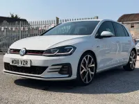 Used VW Golf VII GTI 2018 White Hatchback