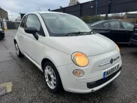 Begagnad Fiat 500 Pop 69 HK (50 kW) 2009 Vit Cab