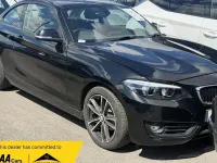 Used BMW 218 Sport Line 2019 Black Coupe