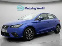 Begagnad Seat Ibiza SE Technology 95 HK (69 kW) 2023 Blå Halvkombi