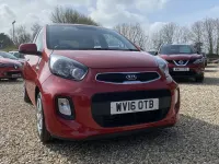Used Kia Picanto 66 HP (48 kW) 2016 Red Hatchback