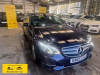 Used Mercedes E220 SE 2015 Blue Sedan