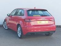 Used Audi A3 150 HP (110 kW) 2017 Red Hatchback