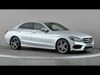 Used Mercedes C220 AMG line 2018 Silver Sedan