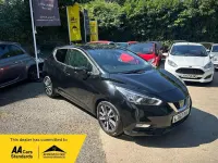 Used Nissan Micra N-Connecta 90 HP (66 kW) 2017 Black Hatchback